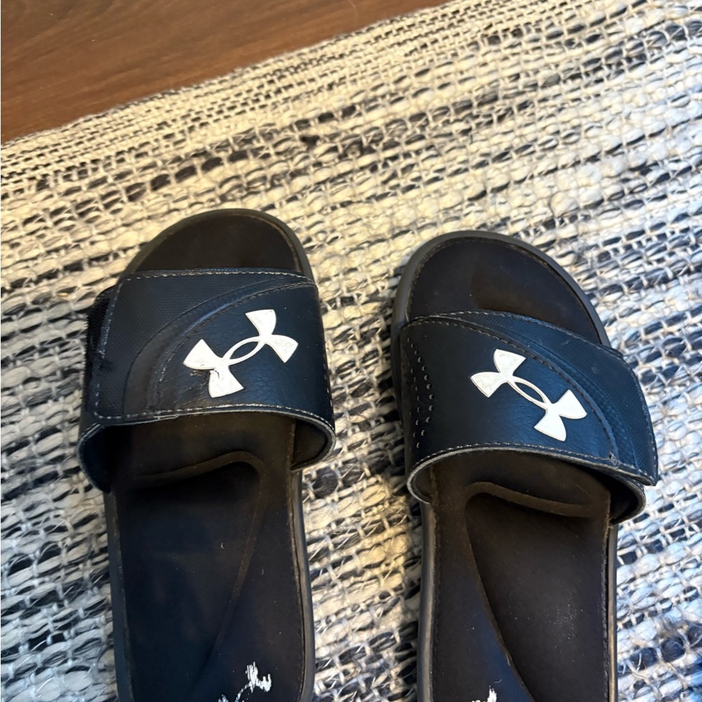 Under Armour Black Kids Sandals